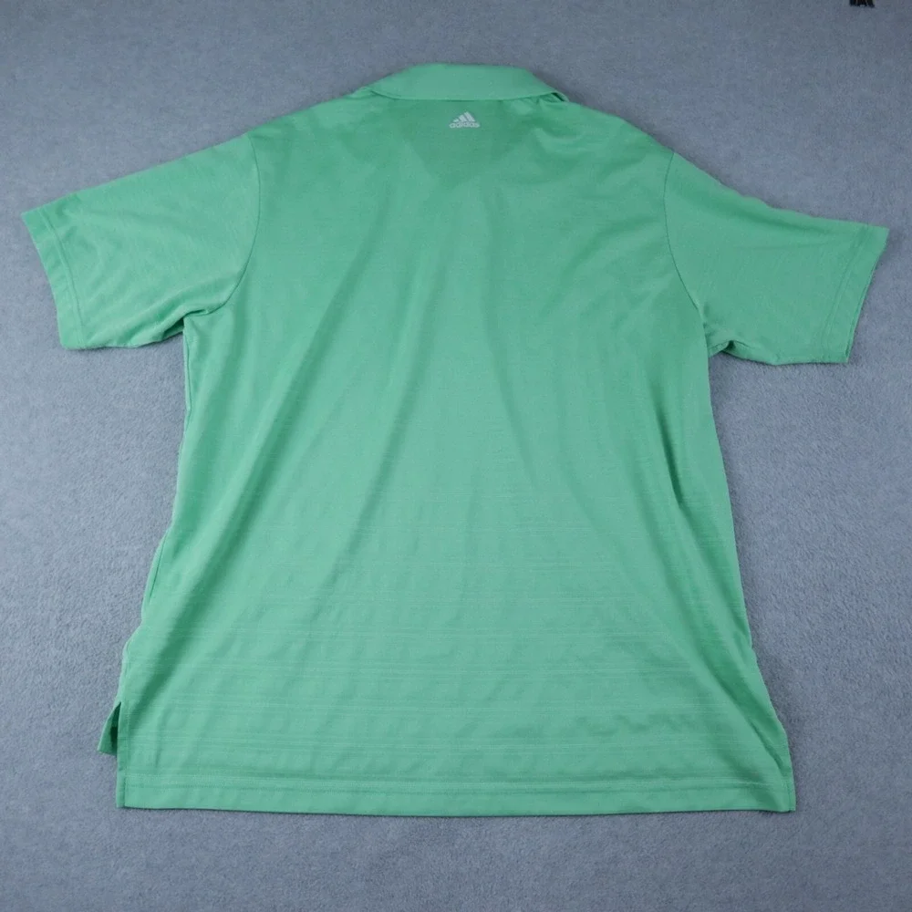 Adidas Golf Polo Shirt Mens XL‎ Performance Striped Short Sleeve Lot of 2
